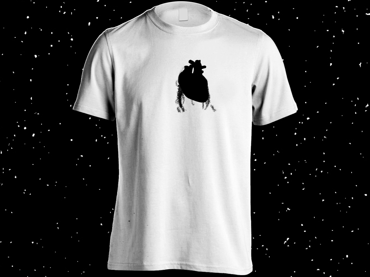 Hand-painted Schwarzschild Tee